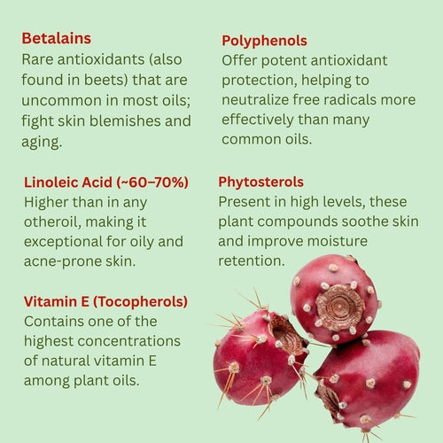 Prickly Pear Seed Oil (Organic, cold pressed, unrefined)